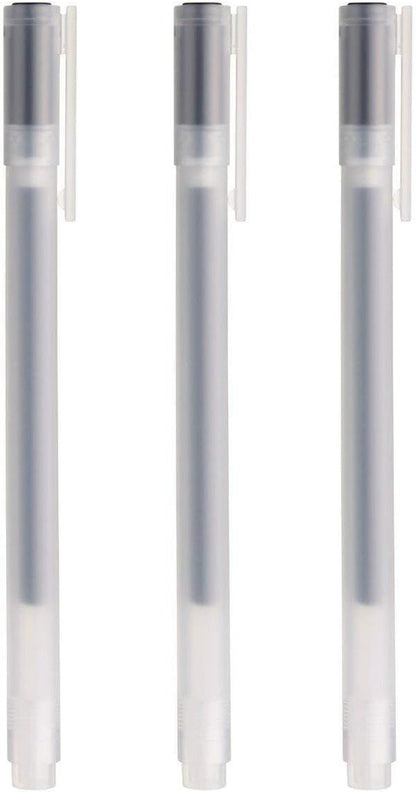 Gel Ink Ball Point Pen, Black, 0.38mm, Pack of 3 (Japan Import) Black - Image 4