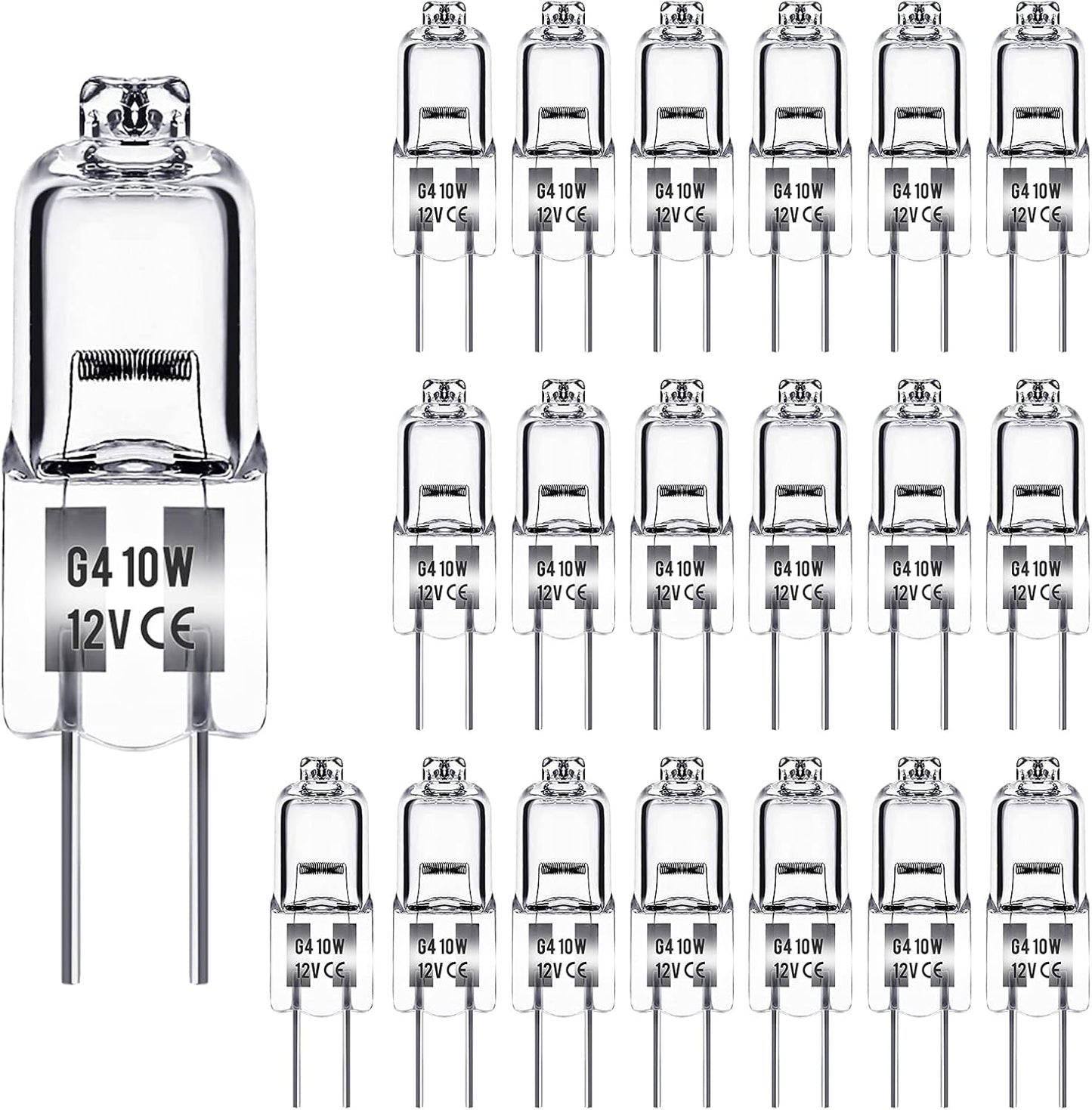 G4 halogen lamps 10W 12V - Warm white - 20-pack 10W 20pcs 10W - Image 3