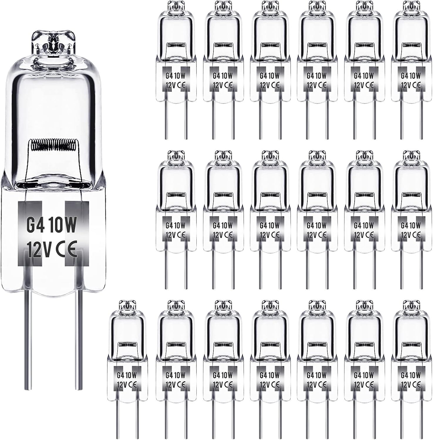 G4 halogen lamps 10W 12V - Warm white - 20-pack 10W 20pcs 10W - Image 3