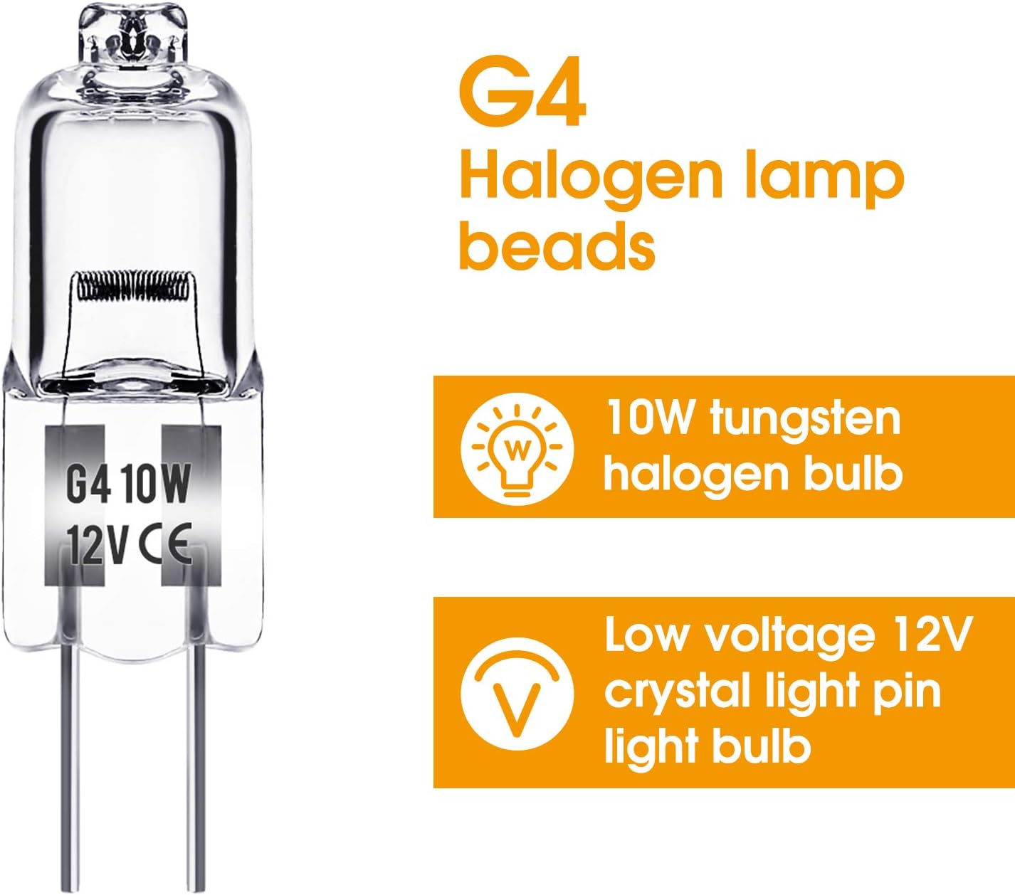 G4 halogen lamps 10W 12V - Warm white - 20-pack 10W 20pcs 10W - Image 6