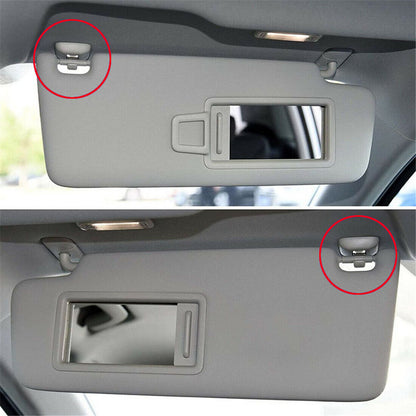 2x Sun Visor Clip Hook Mount Holder Compatible with Audi A1 A3 A4 A5 Q3 Q5 B6 B7 B8 - Image 3