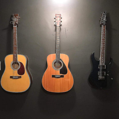 Guitar Hanger Wall Mount 5-Pack Black with Screws Compatible with Guitars - Image 5
