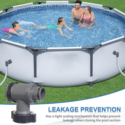 Pool Pump Replacement Parts Inlet and Outlet Valve Compatible with Coleman Intex Bestway for 1-1/2 Inch Hose 2 Set - Image 3