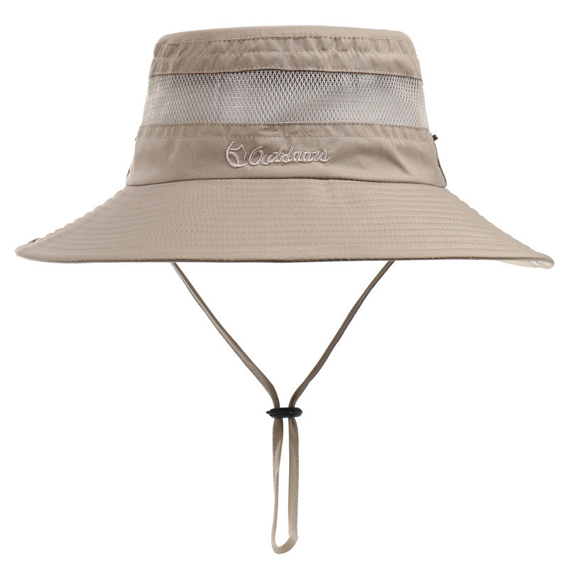 Fishing Hat UPF 50+ Wide Brim Sun Hat for Men and Women, Mens Bucket Hat with UV Protection for Hiking Beach Hats (Khaki - Image 2