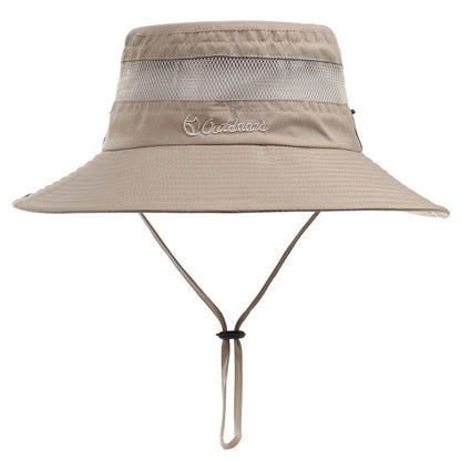 Fishing Hat UPF 50+ Wide Brim Sun Hat for Men and Women, Mens Bucket Hat with UV Protection for Hiking Beach Hats (Khaki - Image 2