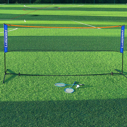 Portable Foldable Standard Professional Badminton Net Indoor Outdoor White 5.1m - Image 7
