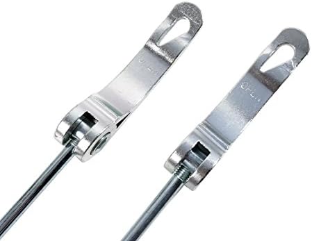 MTB Quick Release Skewer 145mm/180mm Front Rear Wheel Hub Axle QR Clamp Bolt Lever Pair Silver Compatible with Mountain and Road Bike - Image 3