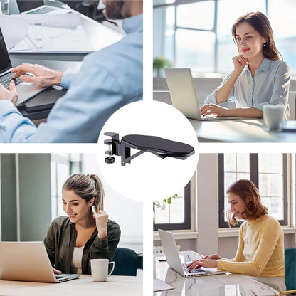 Computer Armrest for Desk, Ergonomic Elbow Support for Home Folding Rotating Model - Image 4