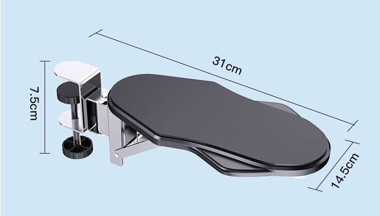 Computer Armrest for Desk, Ergonomic Elbow Support for Home Folding Rotating Model - Image 6