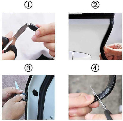 10 m edge protection edge profile black pipe tape clamping profile rubber - Image 5