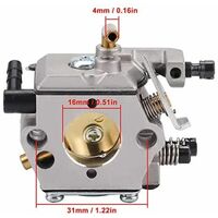 New Carburetor Compatible with STIHL 024 026 024AV 024S MS240 MS260 Pro Chainsaw, Replaces WT-194, WT-194-1, 1121 120 0611, with Air Filter Buffer - Image 2