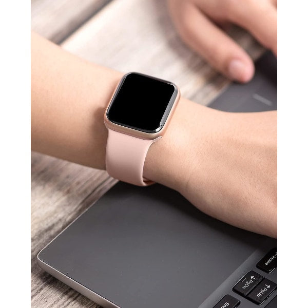 Soft Silicone Sports Bands Compatible with Apple Watch 40mm 38mm 41mm Series 7/6/5/4 Women Men - Image 4