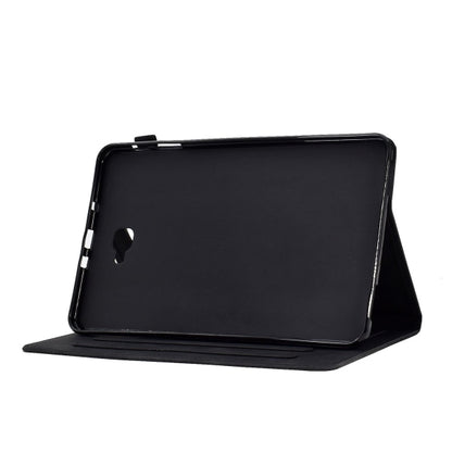 Compatible with Samsung Galaxy Tab A 10.1 2016 T580 T585 Shockproof Case Black Pu Leather Butterfly Floral Pattern Samsung - Image 3
