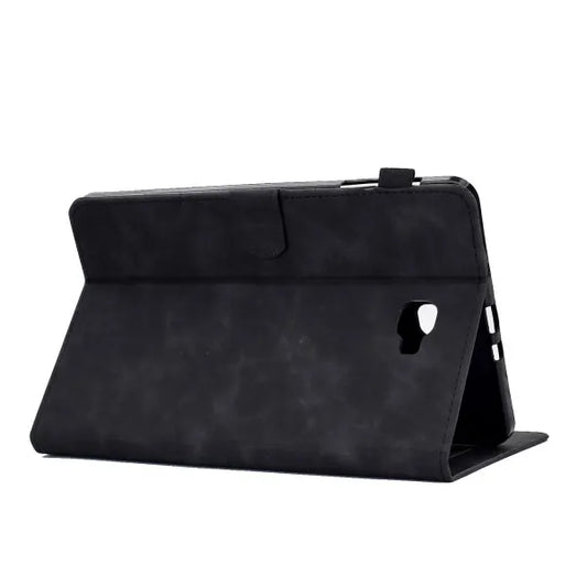 Compatible with Samsung Galaxy Tab A 10.1 2016 T580 T585 Shockproof Case Black Pu Leather Butterfly Floral Pattern Samsung - Image 4