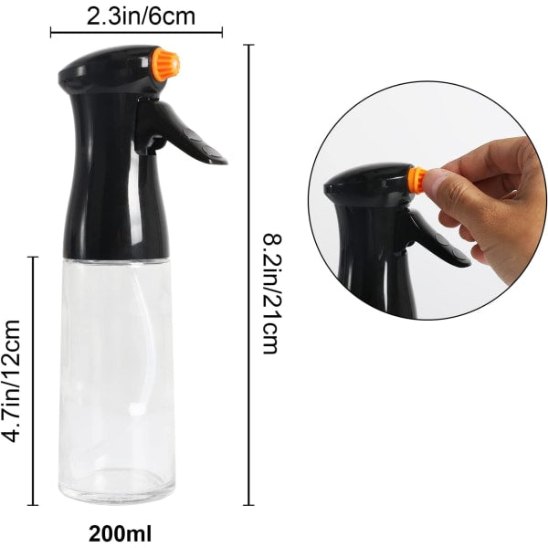 Olive Oil Cooking Spray 200ml Bottle for Air Fryer, Salad, BBQ, Pasta - Kitchen Accessories - Image 2