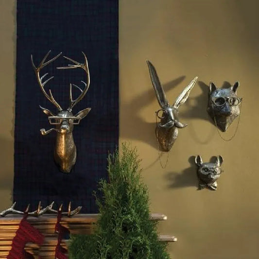Frankie Stag Animal Resin Hanging Ornament Wall Art Gift - Image 3