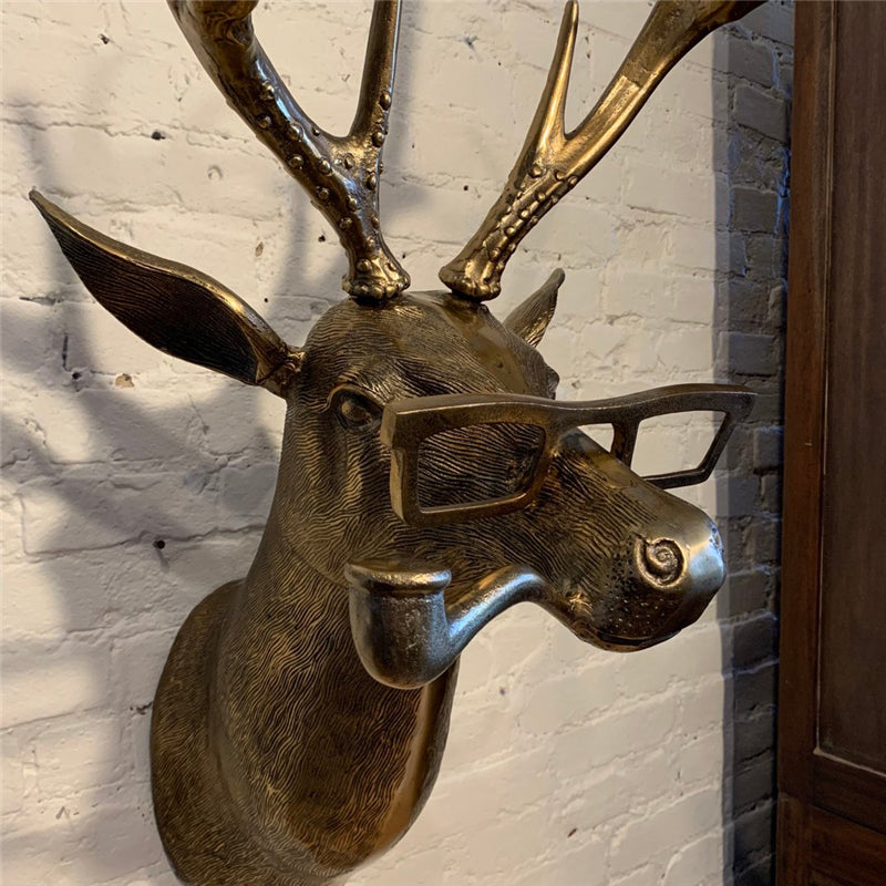 Frankie Stag Animal Resin Hanging Ornament Wall Art Gift - Image 5