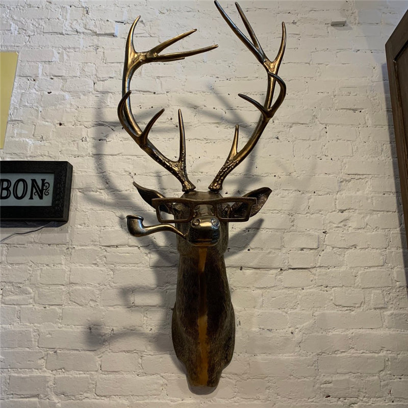Frankie Stag Animal Resin Hanging Ornament Wall Art Gift - Image 6