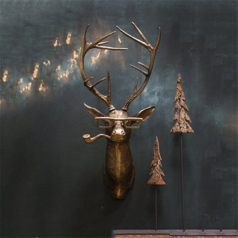 Frankie Stag Animal Resin Hanging Ornament Wall Art Gift - Image 7