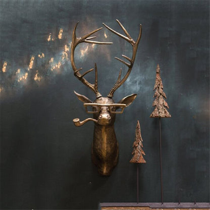 Frankie Stag Animal Resin Hanging Ornament Wall Art Gift - Image 7