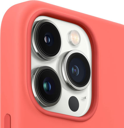 Compatible with Apple Silicone Case for iPhone 13 Pro MagSafe Pomelo Pink - Image 3