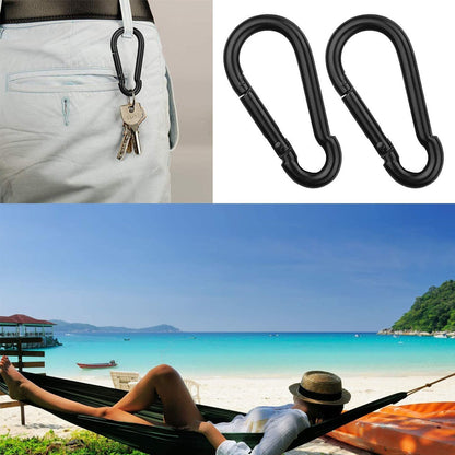20 pcs Small Carabiners, Multifunctional Aluminum D-ring Clips_max - Image 4