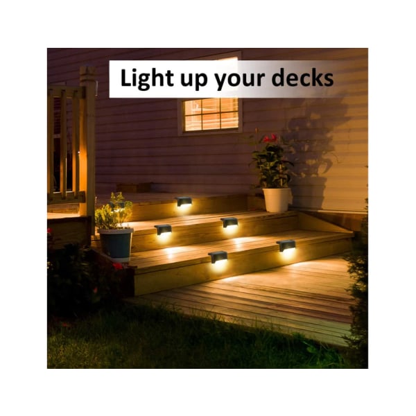 Waterproof LED Solar Lights 16-Pack for Stairs Fence Garden Patio Walkway Max Brightness - Image 3