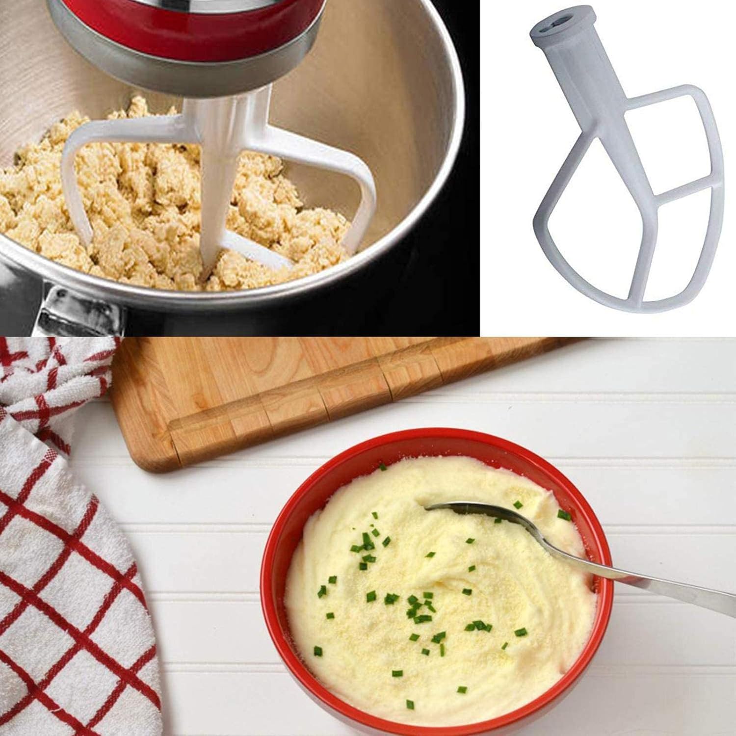 K45B Coated Flat Beater Compatible with KitchenAid 4.5L Mixer - Image 5