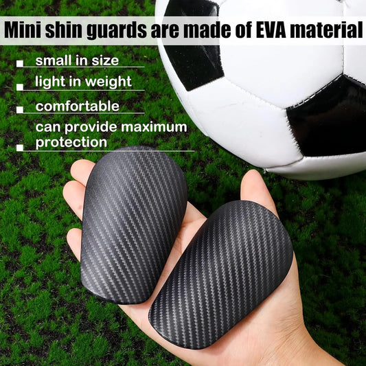 Football Shin Guards Dark Grey 9.5x4cm Youth Adult Shin Guards - Image 3