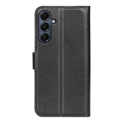 Compatible with Samsung Galaxy A17 5G Case Black Horizontal Flip Stand Cover - Image 3