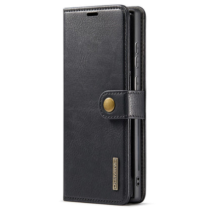 DG.MING Magnetic Wallet Case Compatible withSamsung Galaxy S22 Ultra Black 2-in-1 - Image 6