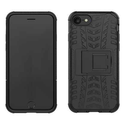 iPhone 7 8 SE 2020 2022 Compatible Ultimate Shockproof Stand Case Black