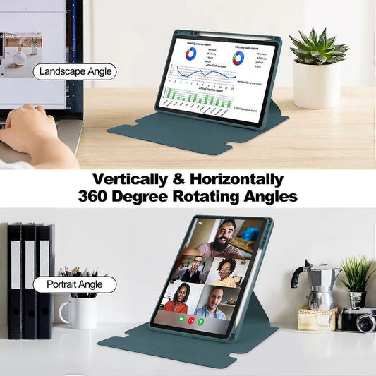 Lenovo Tab M11 Xiaoxin Pad 11 2024 Tablet Cover with Bluetooth Keyboard Stand PU Acrylic Case Compatible with Lenovo Multicolor Style C - Image 2