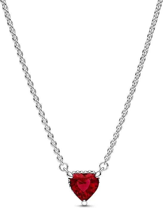 1 Timeless Red Heart Necklace