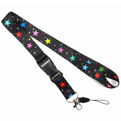 Smooth Sunflower, Stars Lanyard Black - Image 9