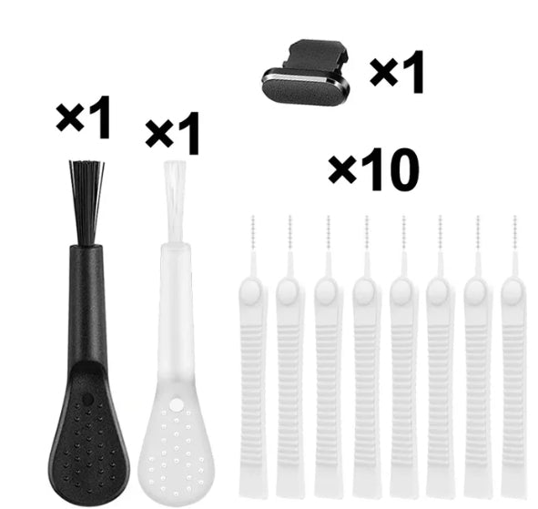 Compatible with iPhone Mobile Phone Charging Port Dust Plug Cleaning Kit - Image 7
