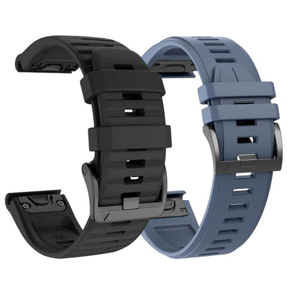 Silicone Strap for Garmin Fenix 7X 7 Pro Solar 6X 6 Sapphire 5 5X Plus 3 3HR Epix Compatible with Garmin QuickFit 22mm 26mm Army Green Watch Band - Image 2