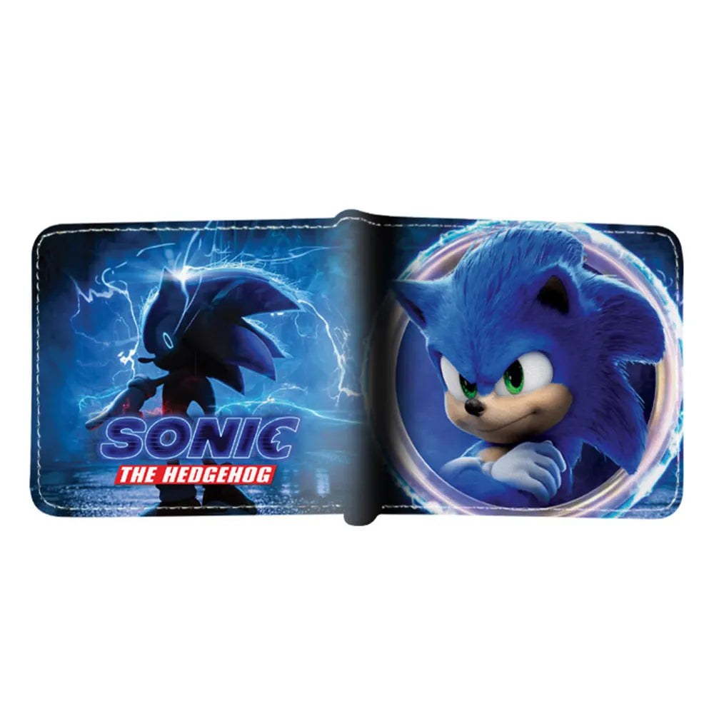 Sonic The Hedgehog Wallet Kids Boys Girls Case Wallet D