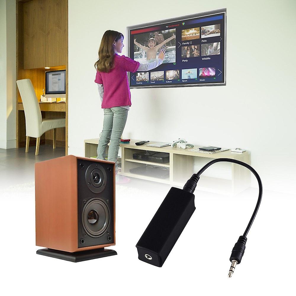 Ground Loop Noise Isolator Effectively Eliminates Audio Noise for Car Stereo System Home Speaker with 3.5mm Audio Cable - Image 3