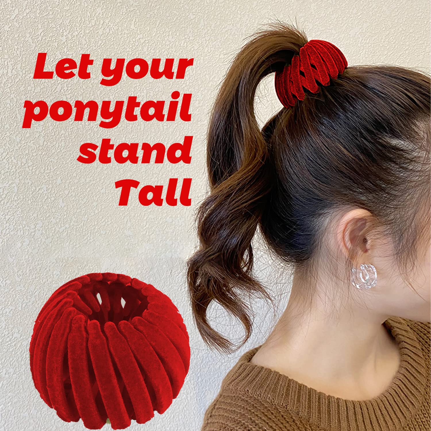 Magic Hair Clip Bird's Nest Flat Ponytail Lazy Hair Clip - Image 3