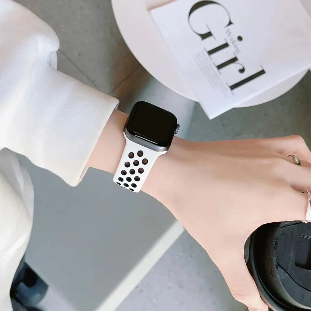 Compatible with Apple Watch Band Ultra 2, Series 9/8/7/6/5/4/3/SE, 45mm 49mm 44mm 40mm 41mm 42mm, Black Pink, 15 Pack - Image 4