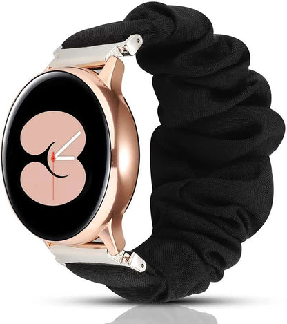 Compatible with Samsung Galaxy Watch Band 40mm 44mm 42mm Classic Scrunchies Bracelet Black Galaxy Watch 4 6 - Image 4