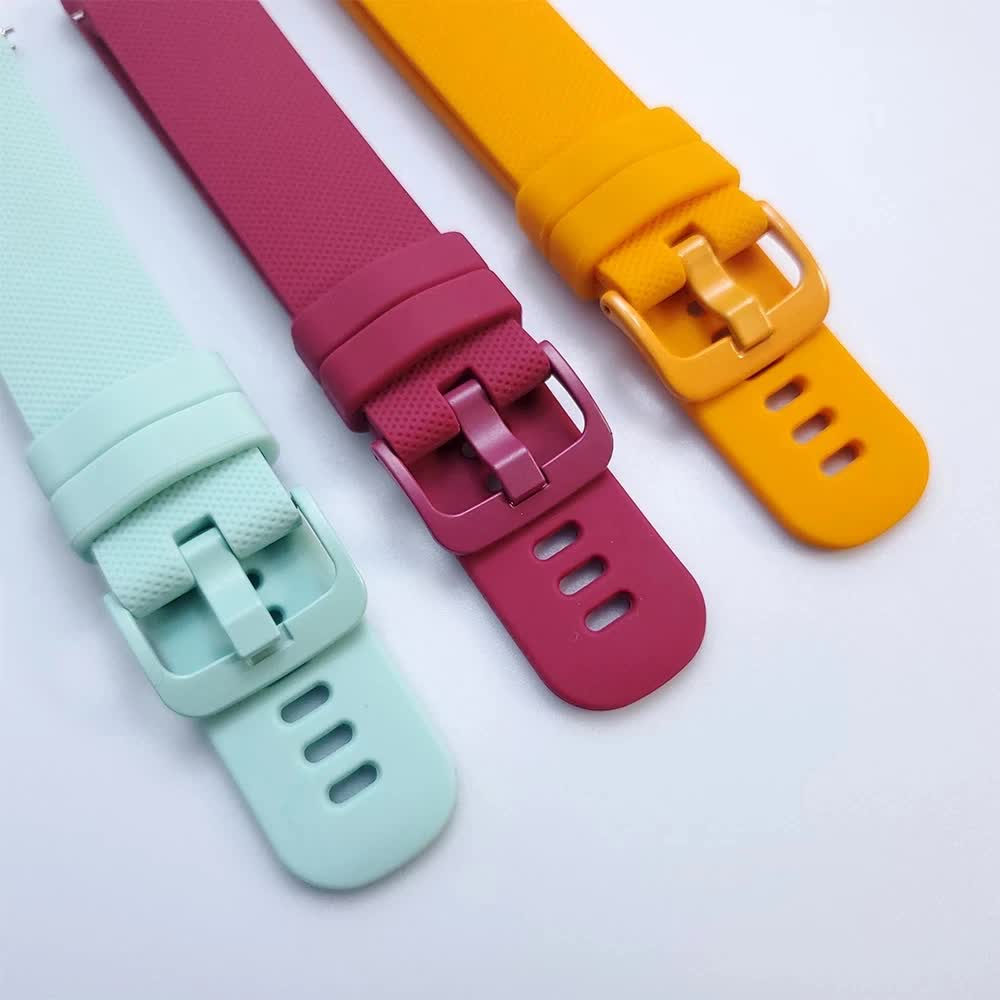20 22mm Silicone Strap for Garmin Venu 3 Band Forerunner 265 255 245 Music Vivoactive 4 Band for Garmin Venu Sq 2 Plus Bracelet Beige 20mm - Image 4