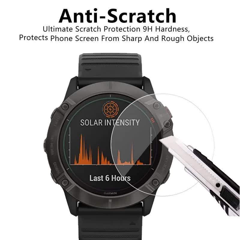 Tempered Glass for Garmin Fenix 7X 7S 7 6X 6S 6 Pro Garmin Fenix 5 5S 5X Plus Screen Protector Film Film Fenix 6S Pro quantity-1pc glass - Image 2
