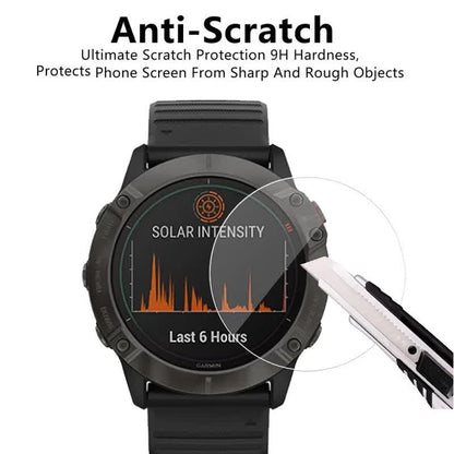 Tempered Glass for Garmin Fenix 7X 7S 7 6X 6S 6 Pro Garmin Fenix 5 5S 5X Plus Screen Protector Film Film Fenix 6S Pro quantity-1pc glass - Image 2
