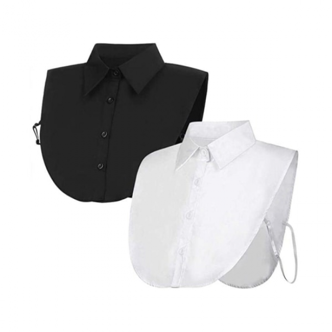 Women's Collar Inserts 2 pcs Removable Collar