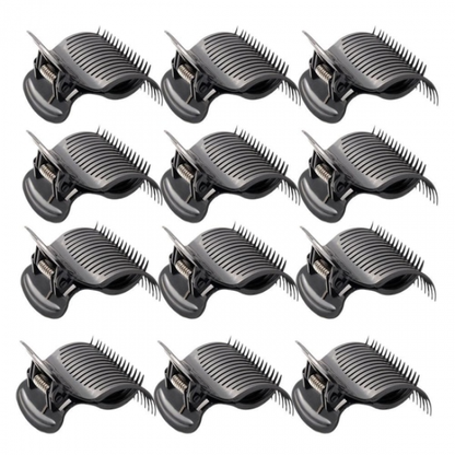 Roller Clips 12 pcs Compatible with Hair Rollers Hot Roller Clamp - Image 2