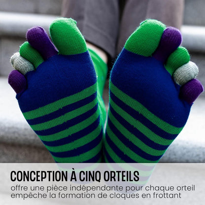 Men's 5 Finger Socks with Split Toe Socks, Sports Five Finger Socks for Men - Image 2