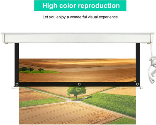 Portable 100 Inch 16:9 Projector Screen Foldable Home Theater Indoor Outdoor Movie Screen - Image 6