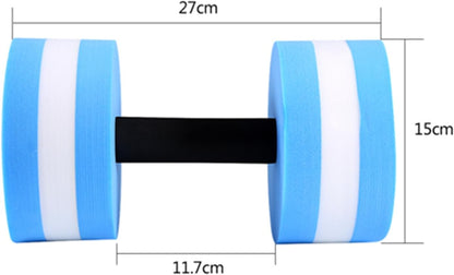 Water Dumbbells Set, 2PCS Water Dumbbells Pool Resistance Water Fitness Equipment Foam Dumbbell Water Aerobics Fitness Equipment - Image 2